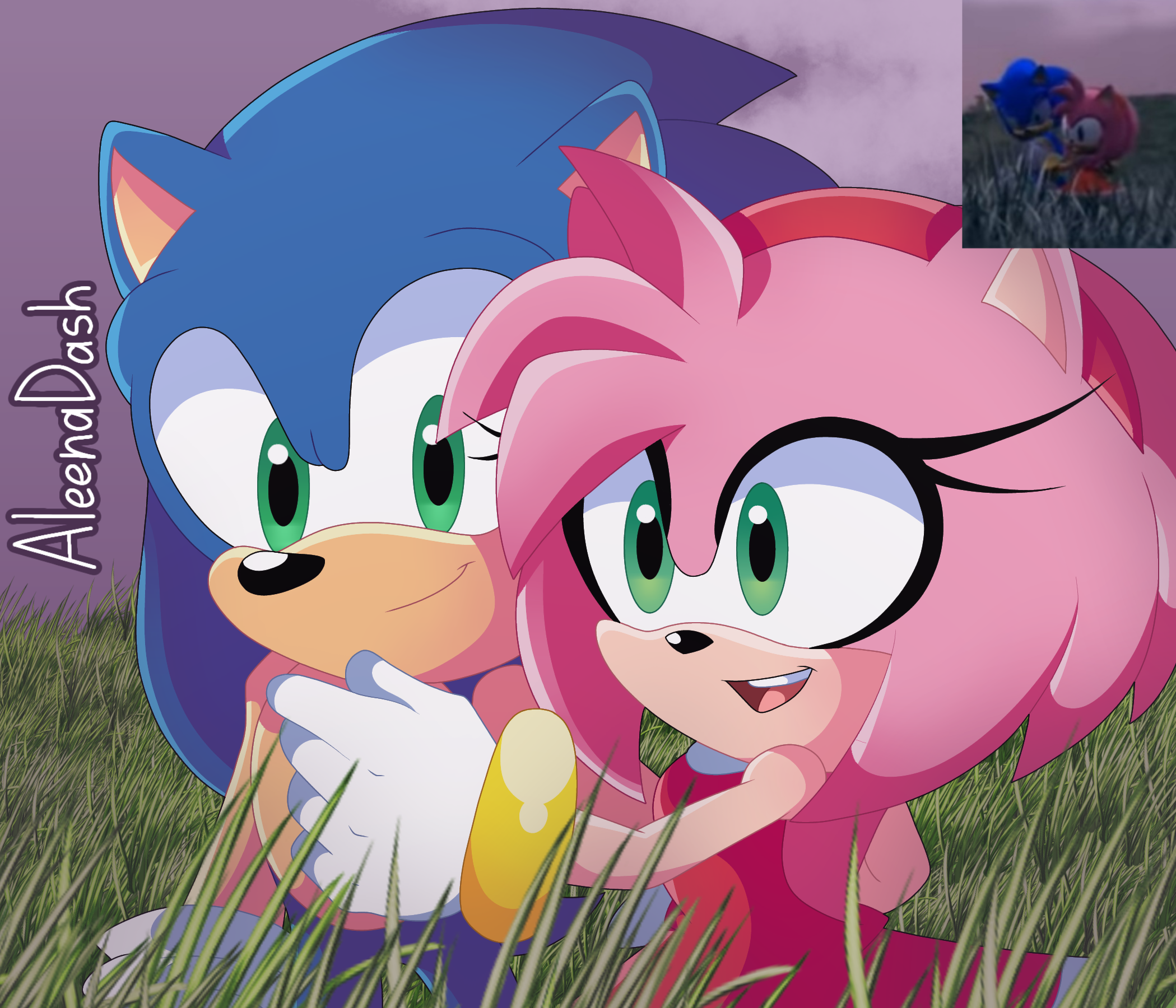 Great job Amy 👍 #sonicthehedgehog#sonic#sonamy#sth#amyrose#sonicandfriends#sonicfanart#illustration