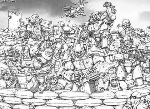 Warhammer40k - Fallout crossover
