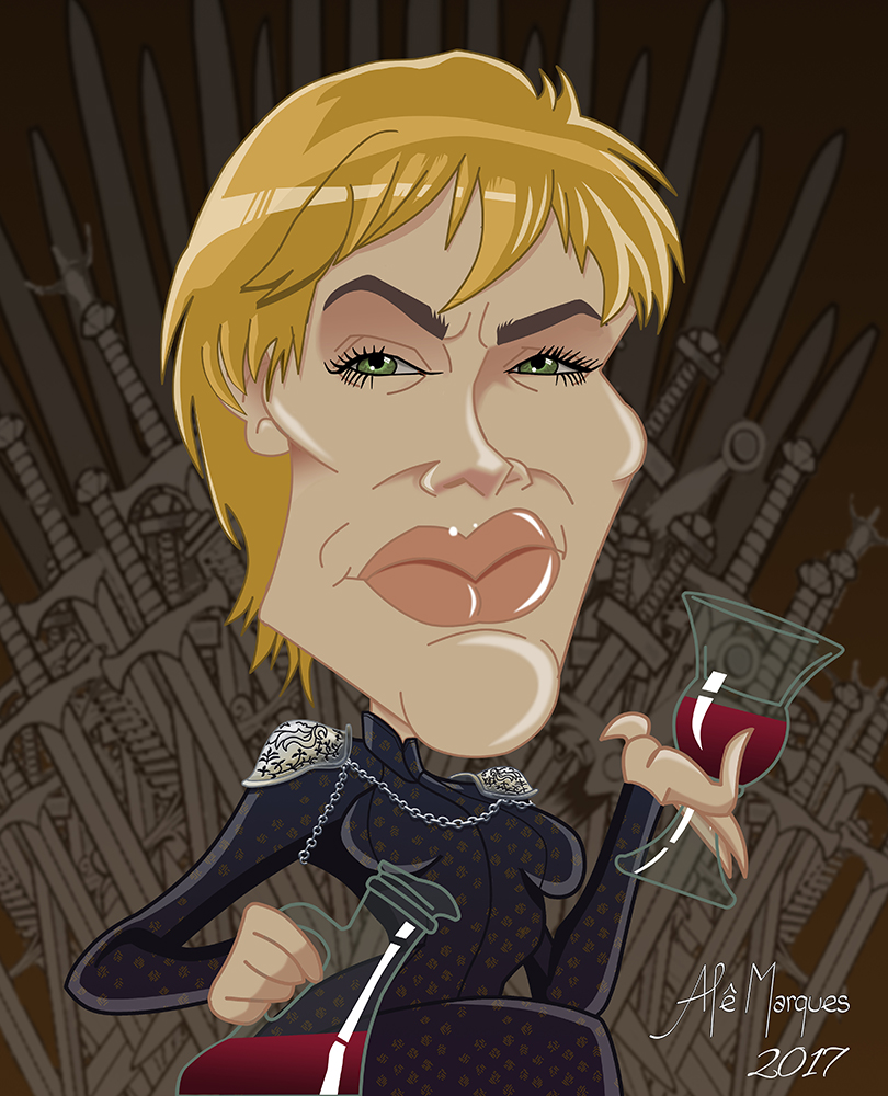 Cersei Lannister - Caricature