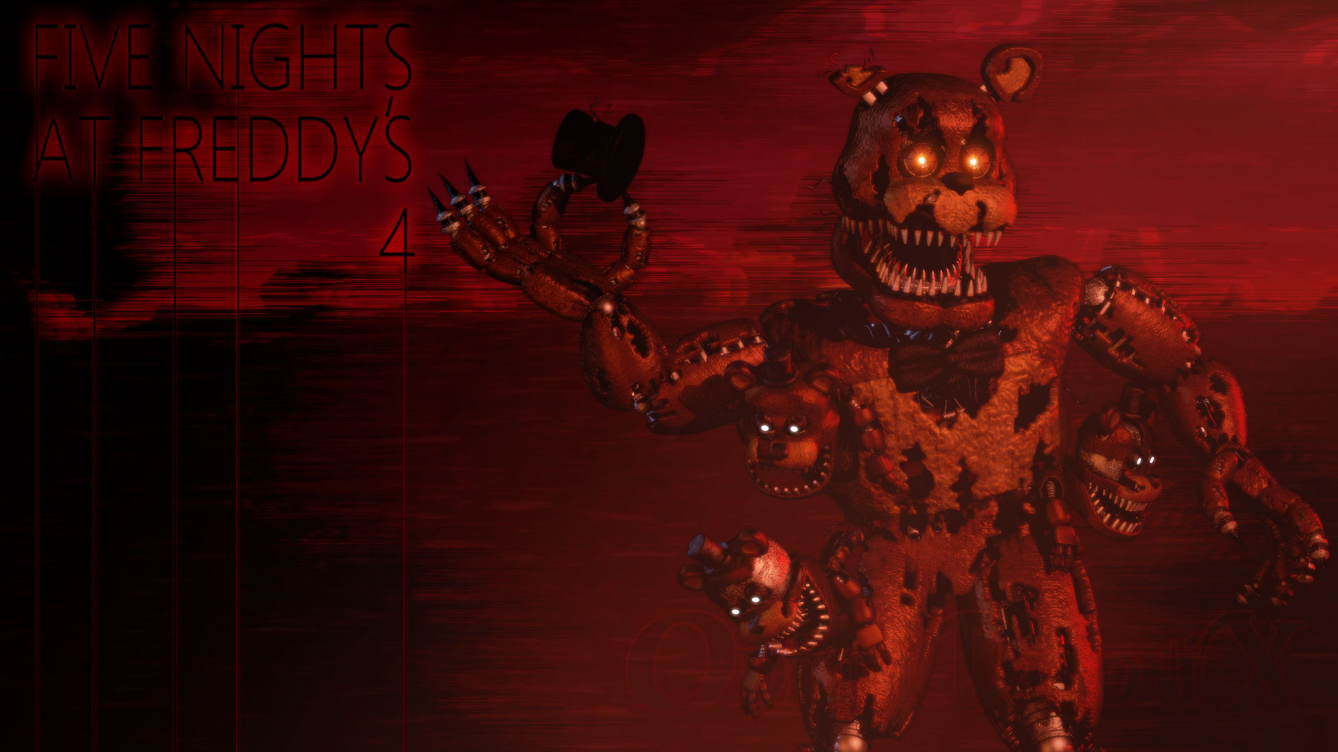 Wallpaper Nightmare Freddy (FNAF-C4D) by TheRayan2802 on DeviantArt