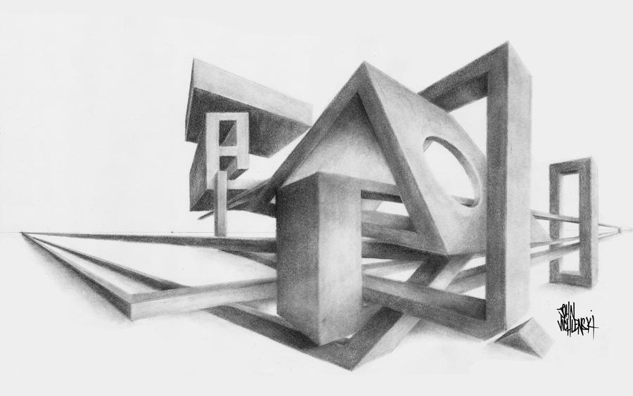 Geometric Perspective by JohnVichlenski on DeviantArt