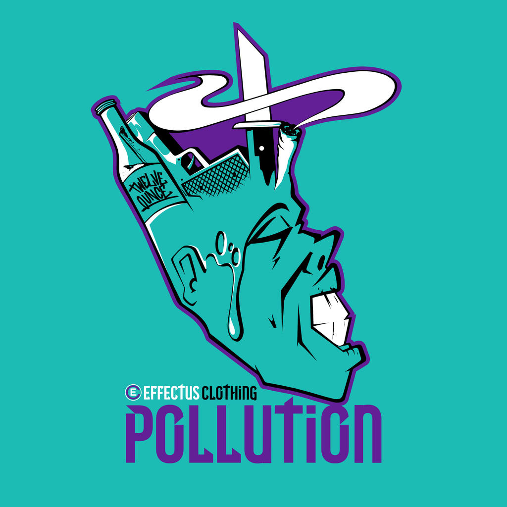 Pollution T-Shirt Design