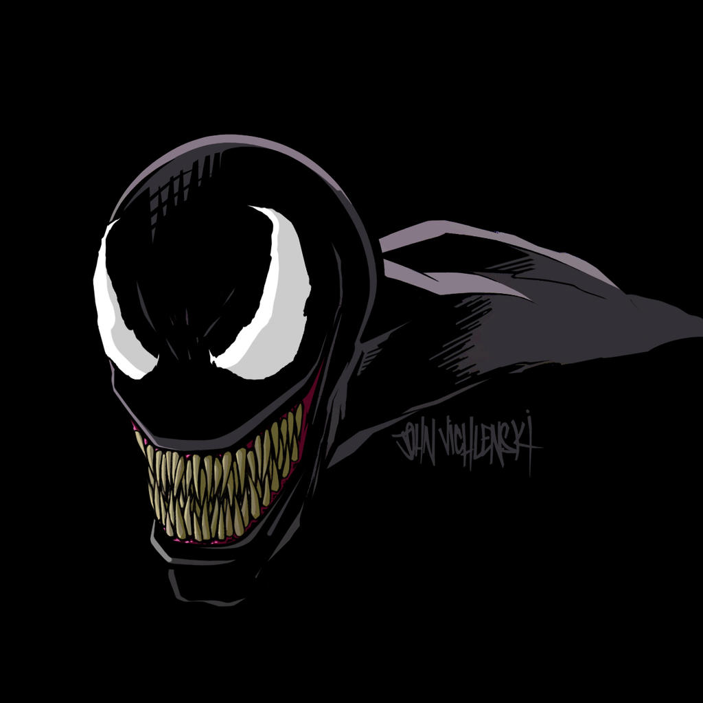 Venom Headshot By JohnVichlenski On DeviantArt