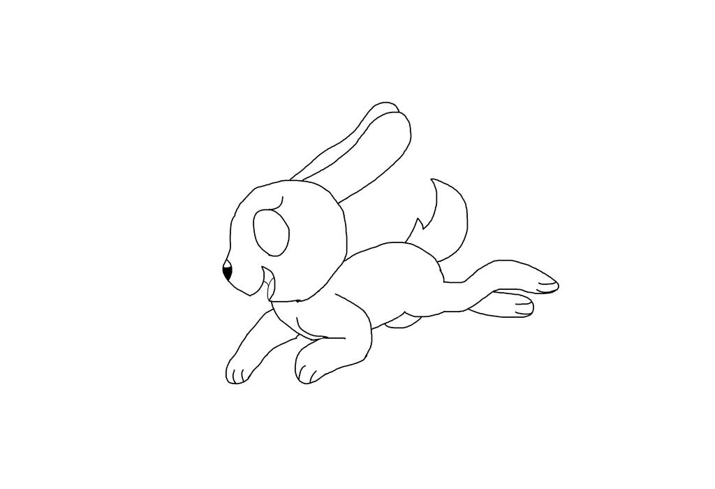 Rabbit base by MoonytheRabbit on DeviantArt