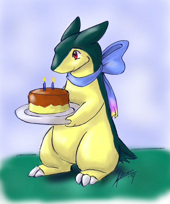 Birthday Typhlosion