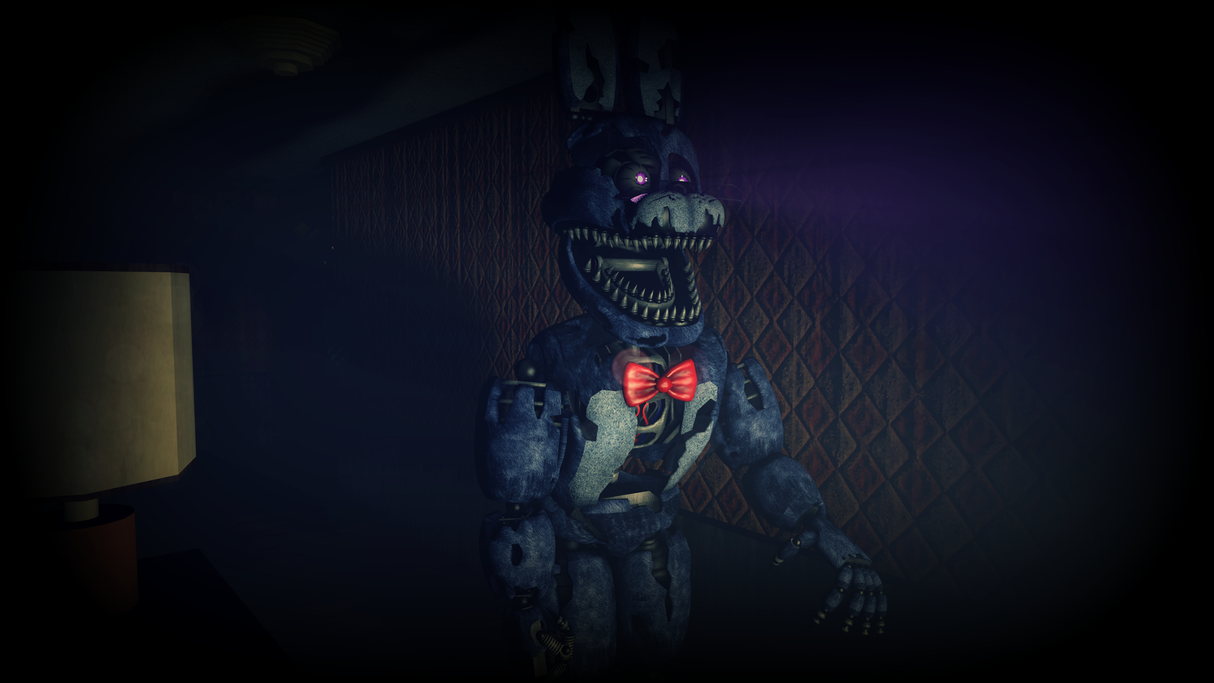 SFM FNaF] Nightmare Bonnie Wallpaper by RedHeadRetard on DeviantArt