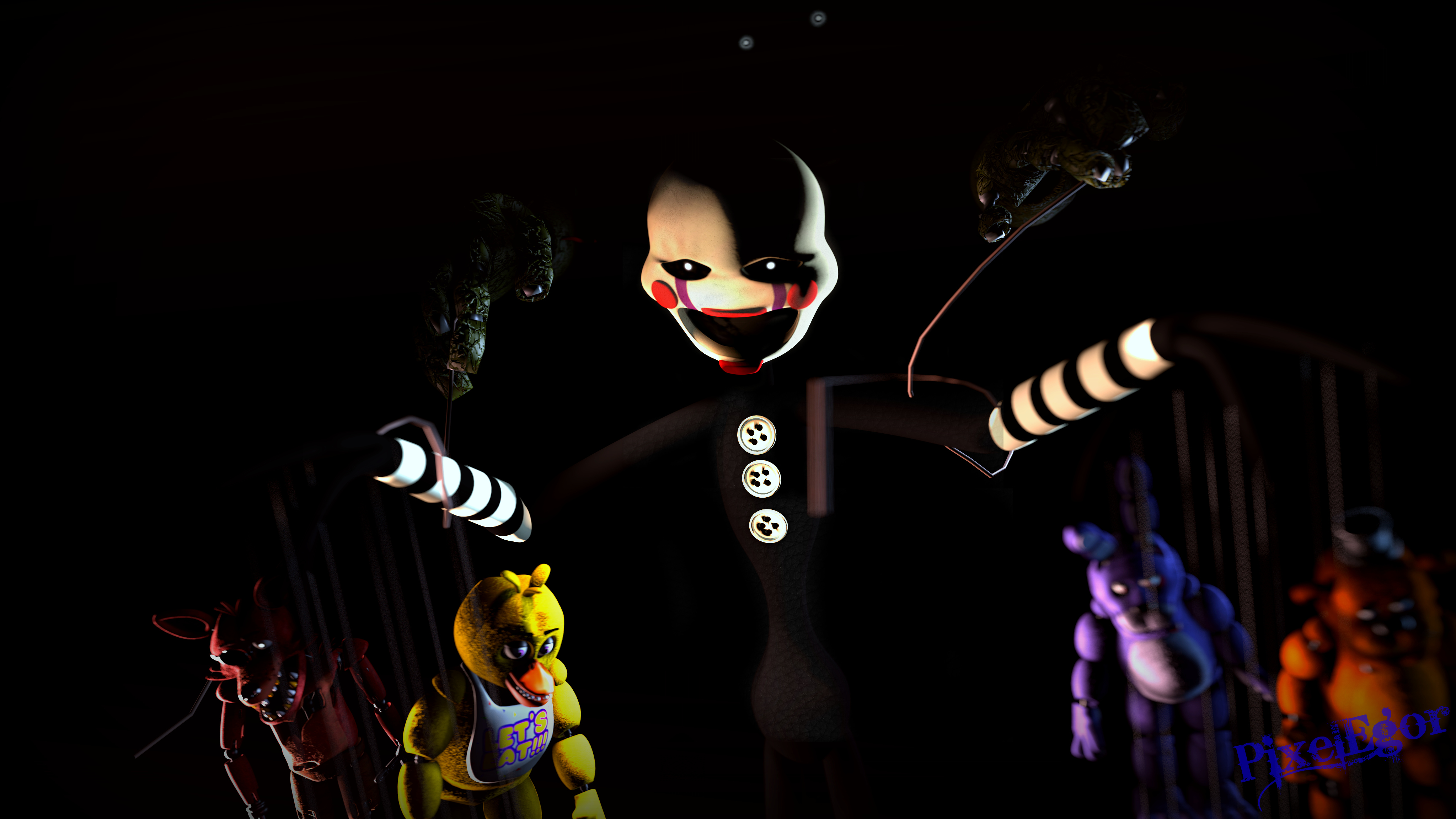 The Puppet!? (FNAF Movie) by snakegreen on DeviantArt