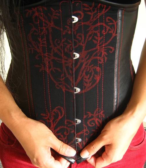 Printed Underbust Corset