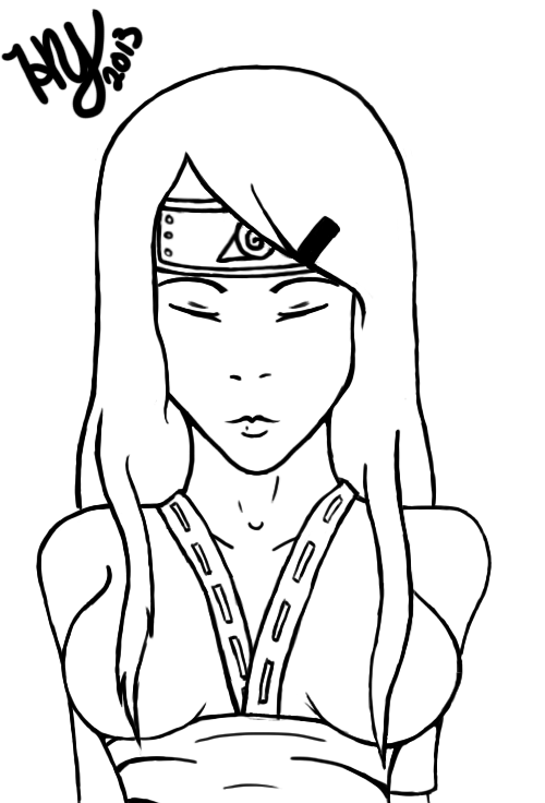 Kushina Line art