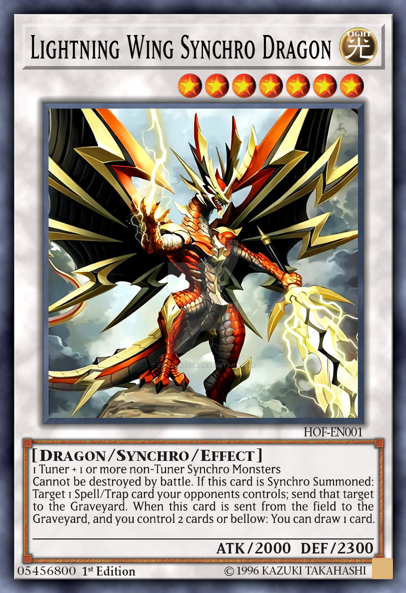 Lightning Wing Synchro Dragon by Yugi-Master on DeviantArt Lightning Wing Synchro Dragon by Yugi-Master on DeviantArt