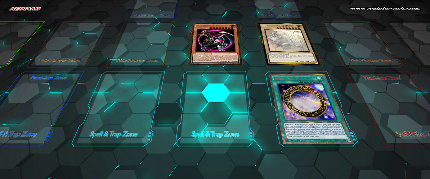yugioh card zone template Extalas for Yu-Gi-Oh Playmat Single Player,with Free Limited Ygomat Master Rule 4 New