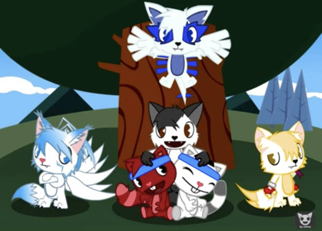 awesome friends.HTF style by zolrac3005 (REUPLOAD) by uchco on DeviantArt