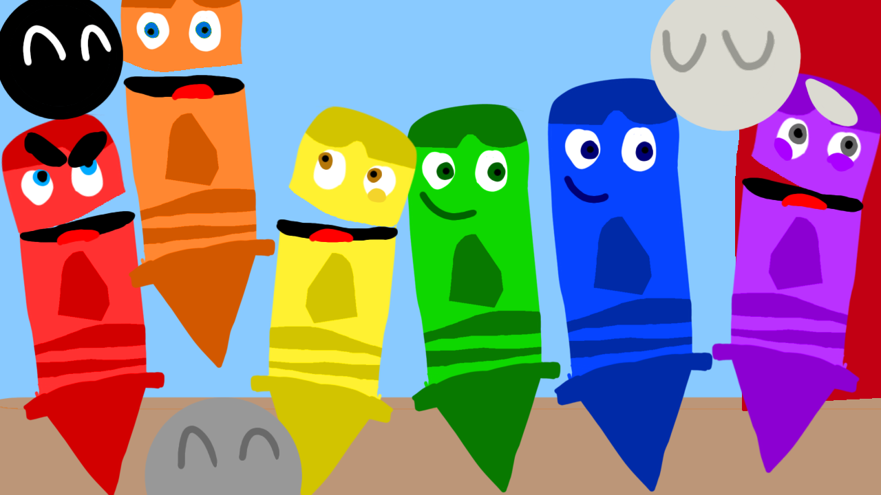 Colourblocks as color crew characters. by 123AestheticKing on DeviantArt