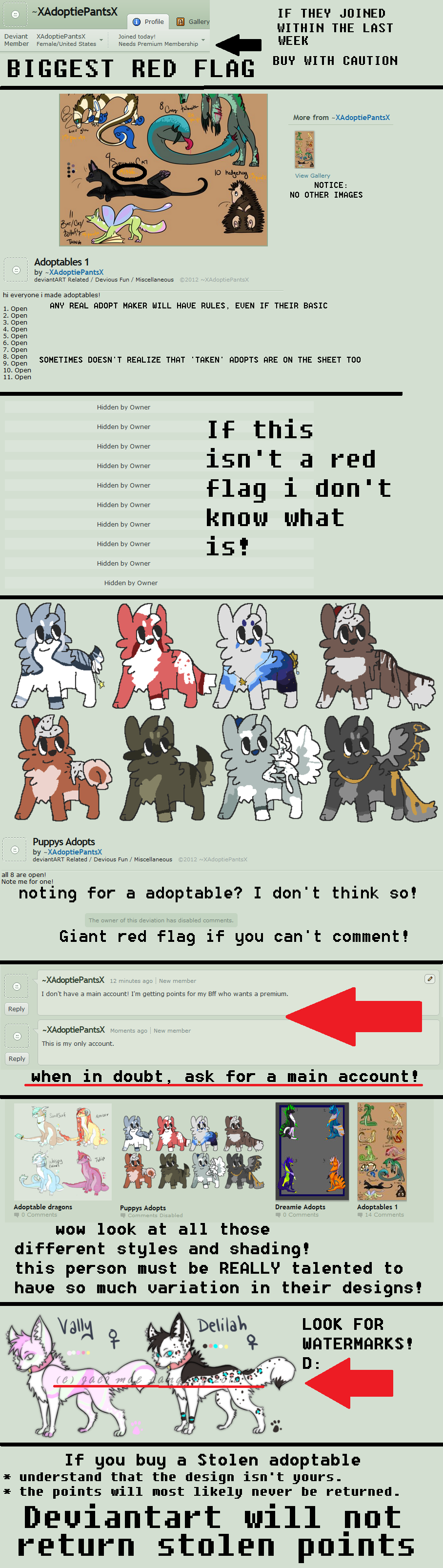 GUIDE: STOLEN ADOPTABLE SIGNS