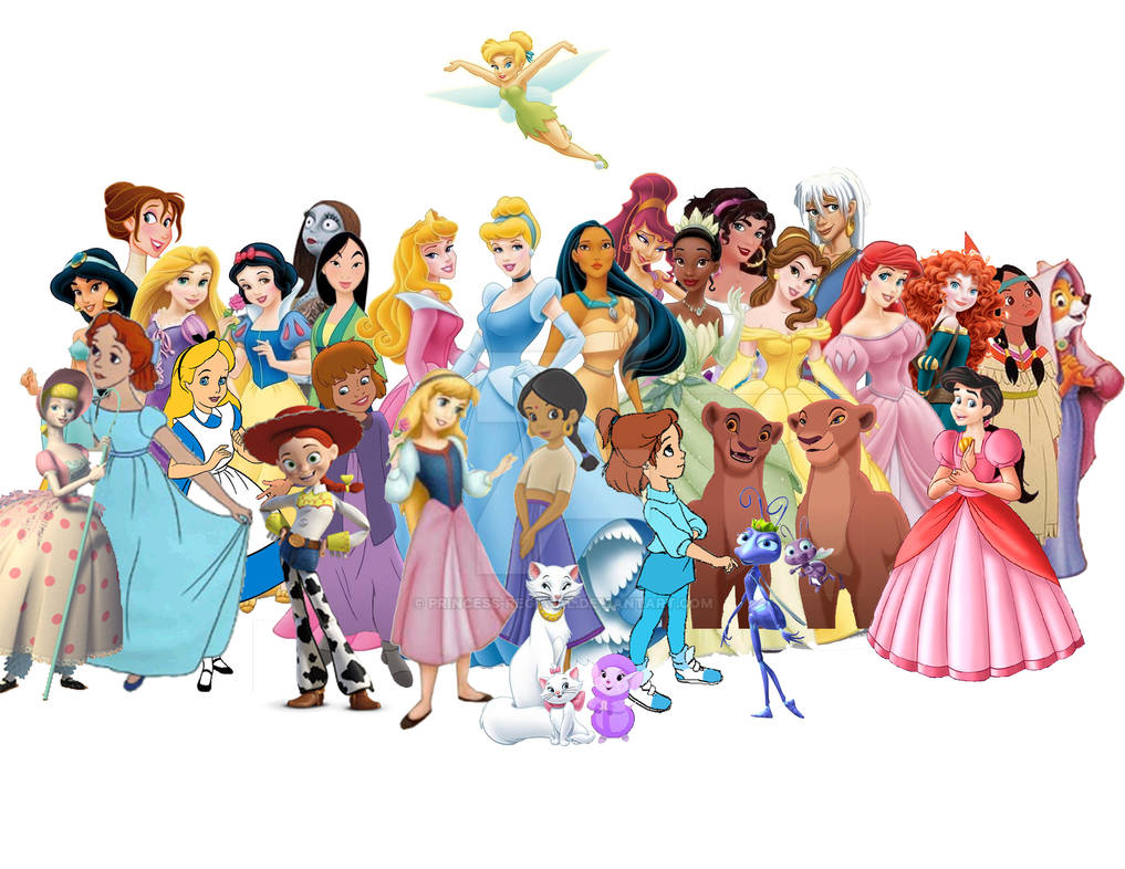 Disney Princess Lineup2 By Princess Regia Al On Deviantart