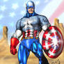 Captain America in the desert