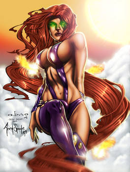 Starfire in the sky