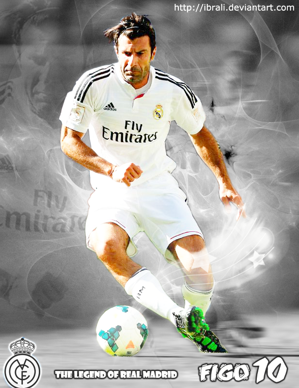 Luis Figo - the Legend of Real Madrid by ibrali on DeviantArt Luis Figo - the Legend of Real Madrid by ibrali on DeviantArt