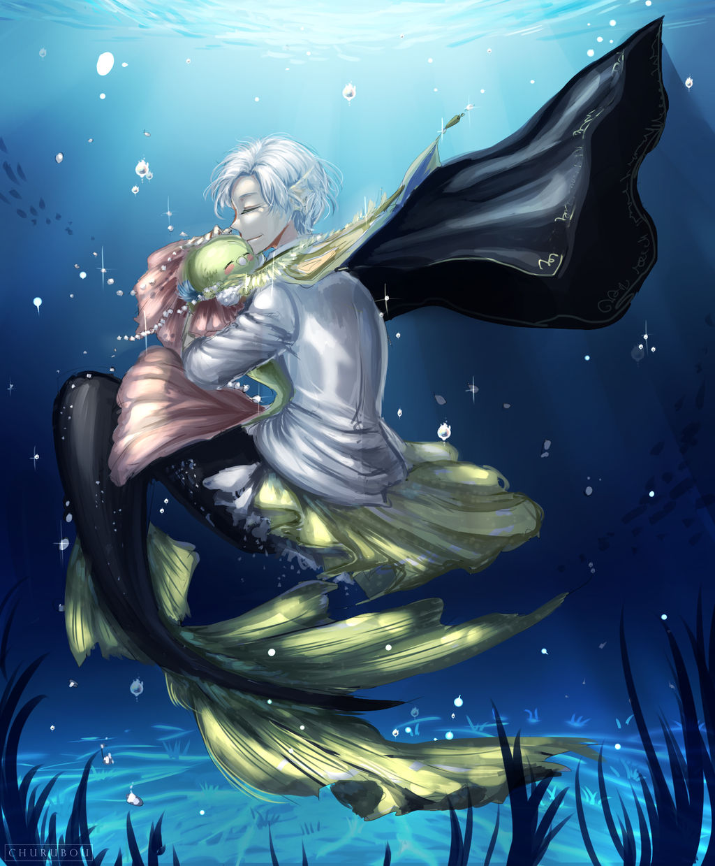 GoA: Deep Water Hug :. by Churubou on DeviantArt GoA: Deep Water Hug :. by Churubou on DeviantArt