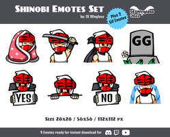 Shinobi Emotes by SEwingless