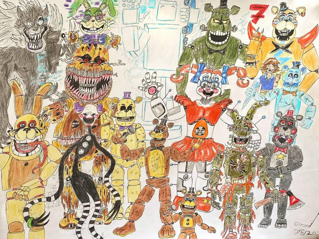 Fanf7 Happy 7th anniversary, FNaF! by Zomboider on DeviantArt