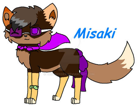 Misaki :::mouse drawing::: by Zoethefoxx