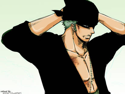 SHIT JUST GOT REAL, Zoro coloring