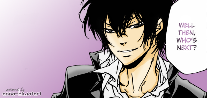 Who's next?, Hibari coloring