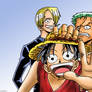 Luffy-Zoro-Sanji coloring