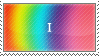 I Love Rainbows Stamp
