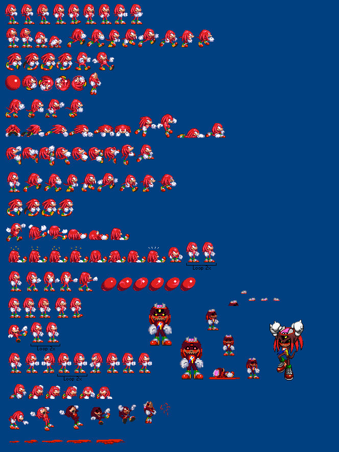Knuckles (Sonic.exe The Ultimate Beginning) by ClassicKnuckles124 on ...