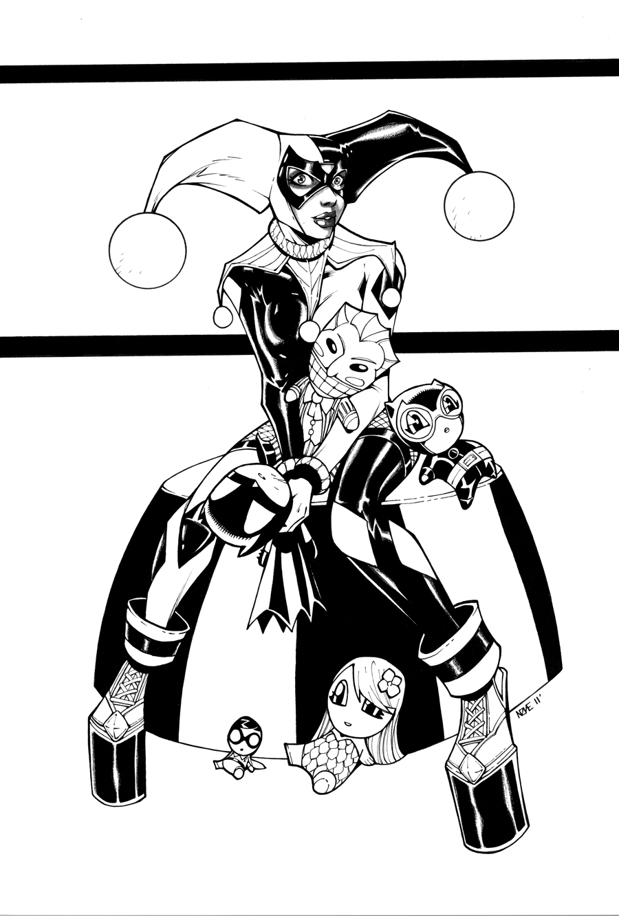 Harley Quinn and dolls