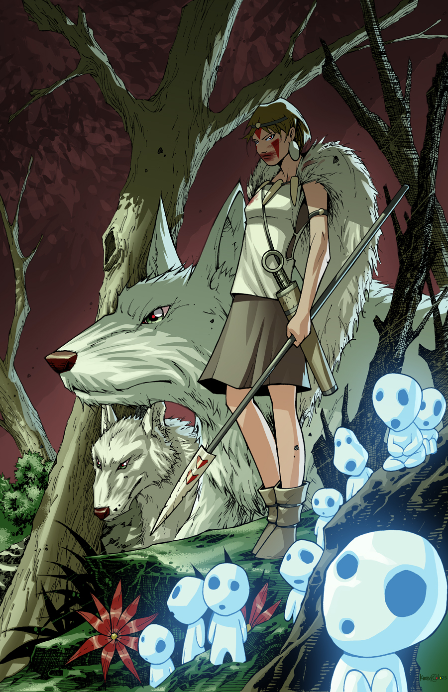 Princess Mononoke 2012 print