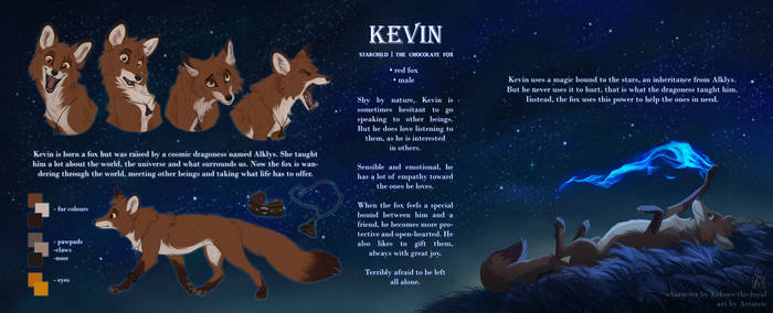 Kevin Character Sheet - Fursona [2018]