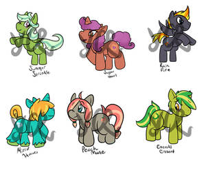 *adoptable* Pony Set 1