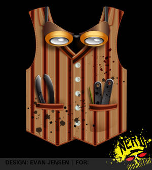 Steampunk Tshirt Vest