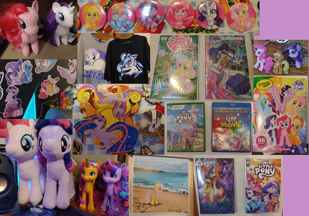 MLP Merch Collage by PassionPanther on DeviantArt