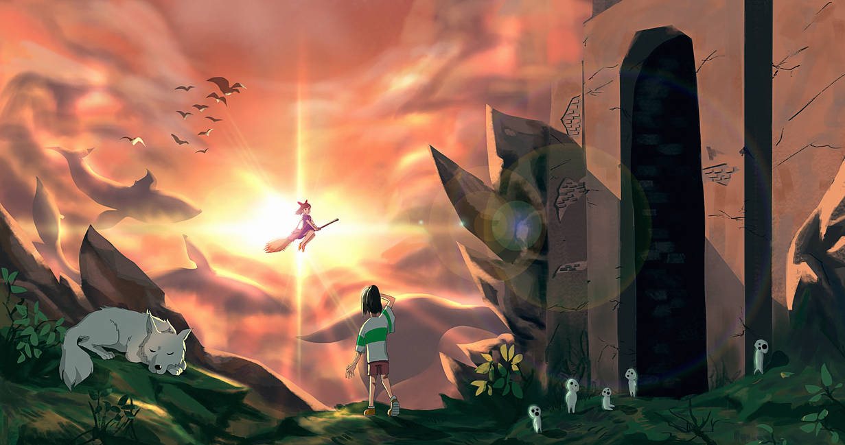 Studio Ghibli Art by artofdean on DeviantArt