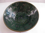 Green and Blue Spattered Bowl