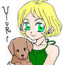 Yuriko y su perrito