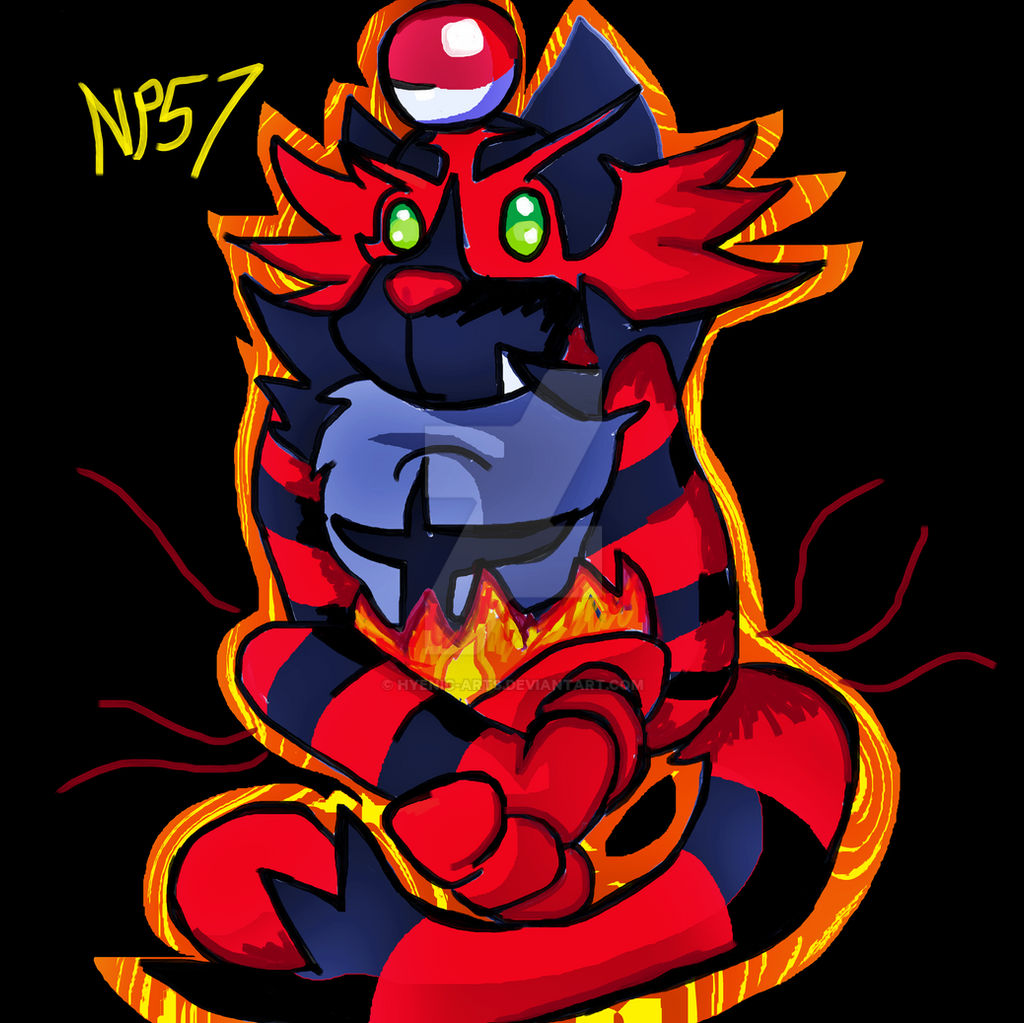 Chibi Incinaroar chibi Incineroar by Hyenic-arts on DeviantArt