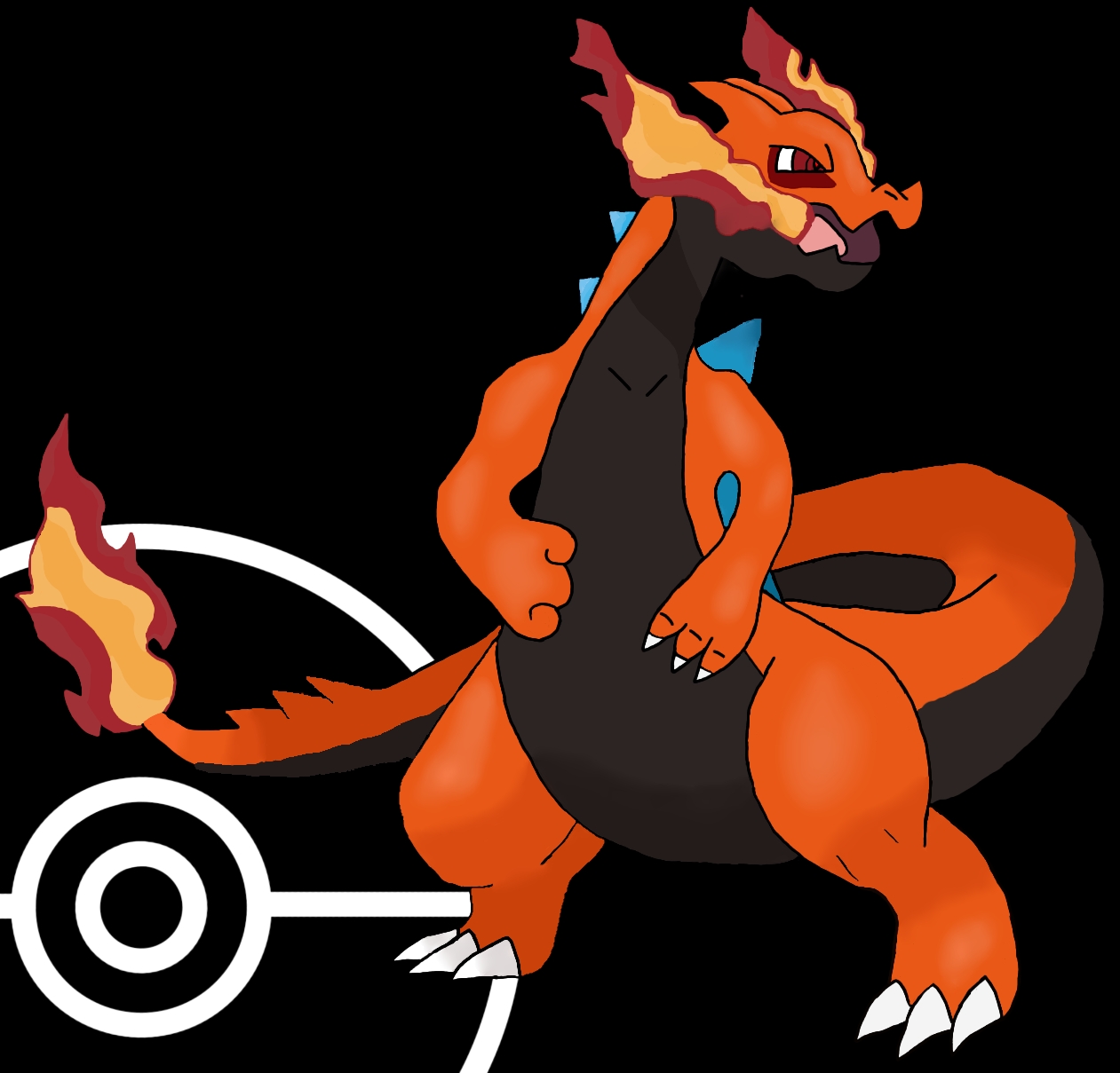 Mega Charizard Y by Xous54 on DeviantArt