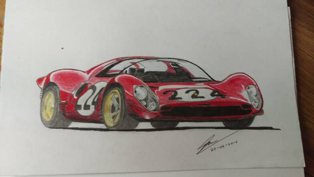Ferrari 330 P4 race car by Brono
