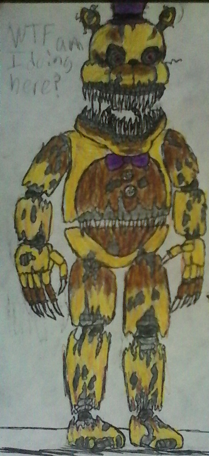 Nightmare Fredbear-Fanart/FNAF4 by FuntimeFNAF2020 on DeviantArt