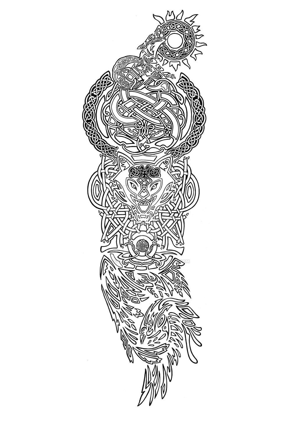 Ragnarok Tattoo Version 2 By Fallingsarah On Deviantart