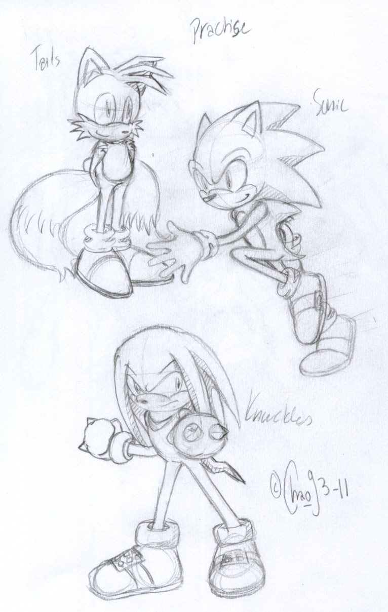 Team Sonic sketches