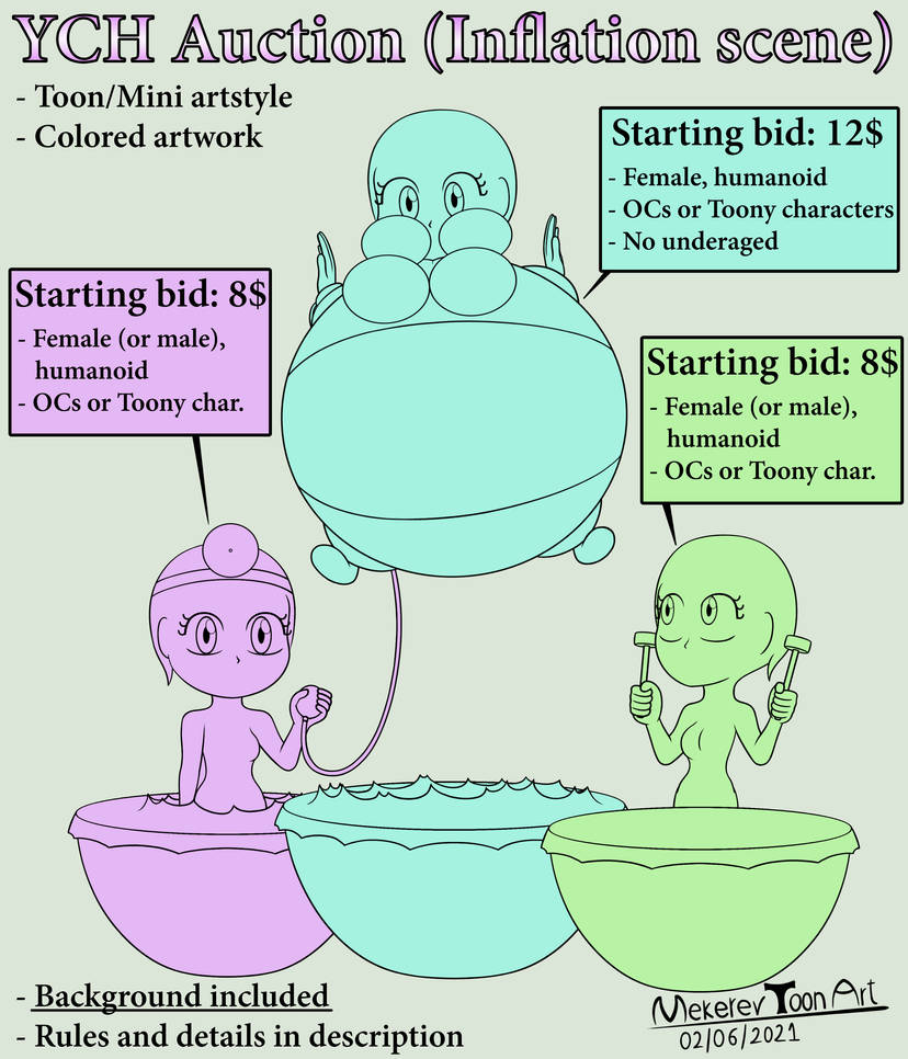 Dumbo Inflation YCH Auction 05 - Inflation scene (from Spongebob) by ...