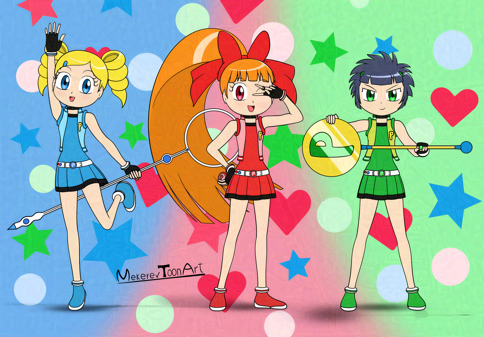 The PowerPuff Girls Z (Anime) by MekerevToonArtificer on DeviantArt
