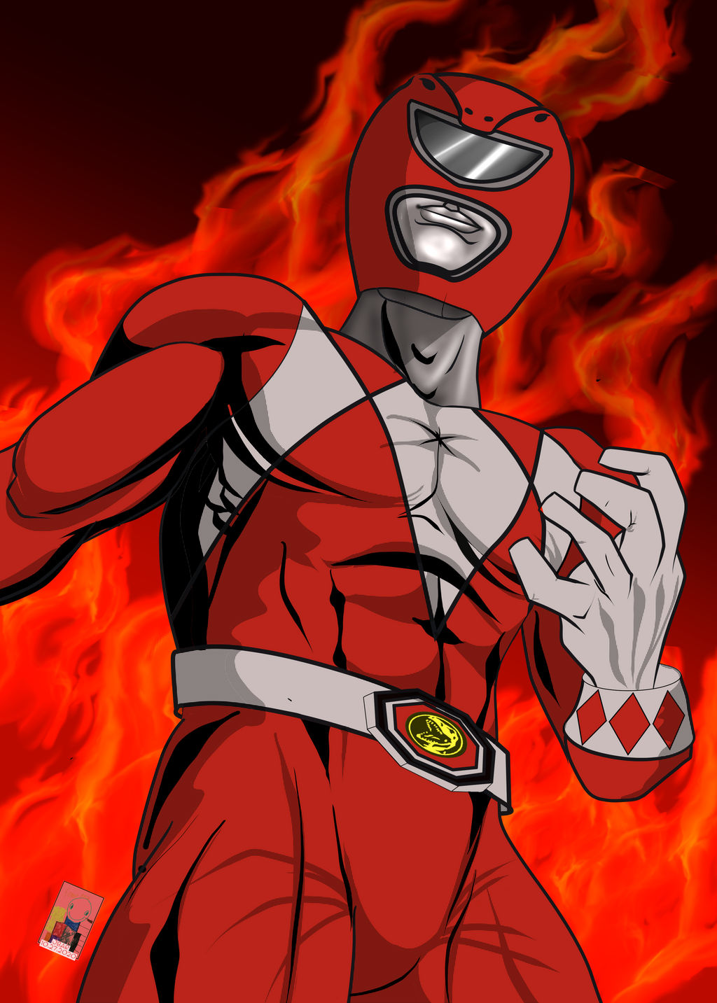 Red Power Ranger Form Red Power Ranger by Hei-in-Tampa on DeviantArt