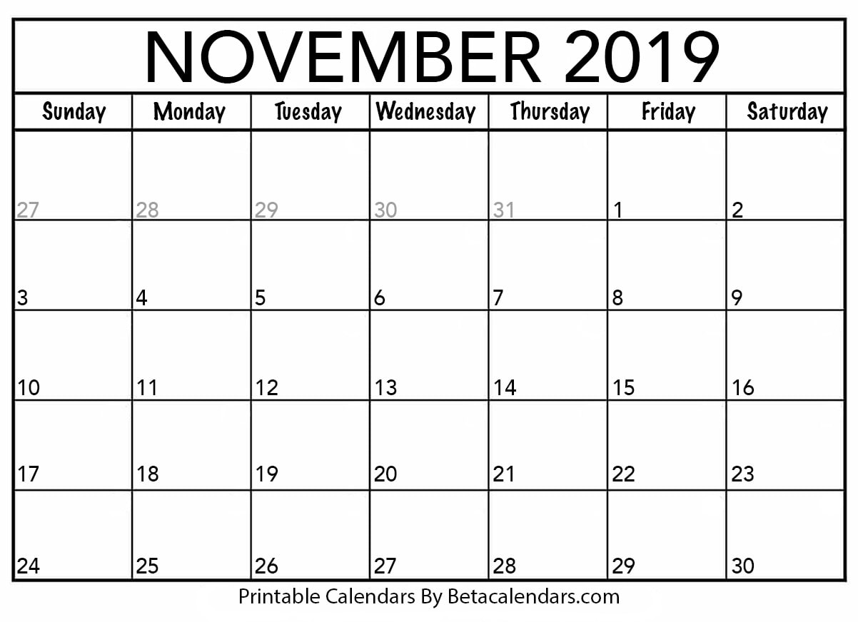 Blank November 19 Calendar By Betacalendars On Deviantart Blank November 19 Calendar By Betacalendars On Deviantart